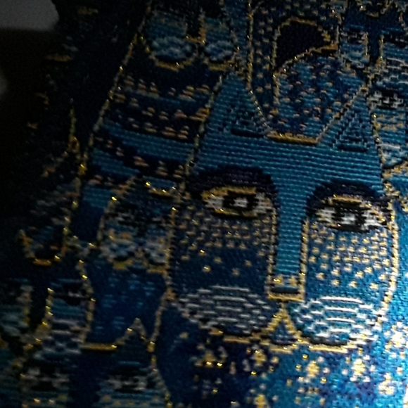 Laurel Burch Blue Indigo Cats ShoulderBag / Tote - Picture 9 of 12